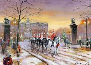 Buckingham Palace at Christmas