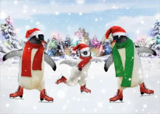 Skating Penguins