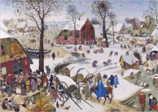 The People's Census at Bethlehem by Pieter Brueghel the Elder