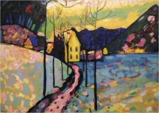 Winter Landscape by Wassily Kandinsky.