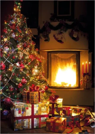 Festive Fireplace