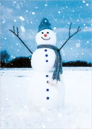 Cheerful Snowman
