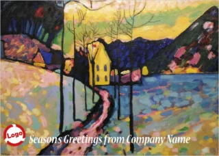 Bespoke Winter Landscape by Wassily Kandinsky