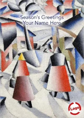 Bespoke Morning in the Village after Snowstorm by Kasimir Malevich
