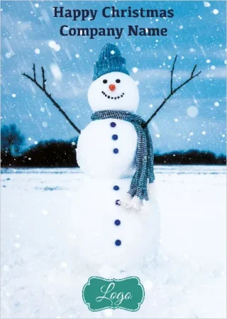 Bespoke Cheerful Snowman
