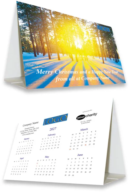 Card calendar - charity cards
